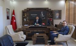 SGK Müdürü Ertuğrul’dan Kaymakam Balaban’a Ziyaret