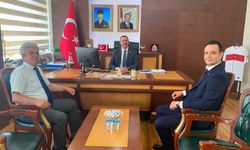 Vergi Dairesi Müdürü Elmas’tan Kaymakam Özderin’e Ziyaret