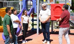 Başkan Gerenli Parkları Gezdi, Talepleri Dinledi