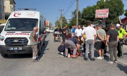 Çerkezköy'de çarpışan motosiklet sürücülerinden biri yaralandı
