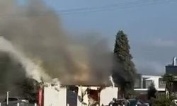 Bir anda patlayan trafo paniğe sebep oldu