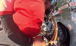 "Seni gebertirim" dedi, motokuryeye saldırdı