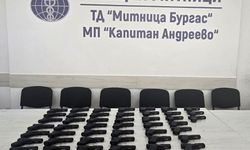 Sınır kapısında incir yüklü tırda 45 adet silah ele geçirildi
