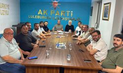 AK Parti Lüleburgaz Teşkilatı Haftalık Toplantısını Yaptı