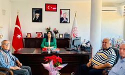 Kıbrıs Gazilerinden İl Müdürü Kumaş’a Ziyaret