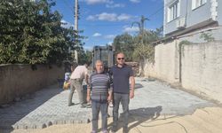 Kavaklı’da Tarım Sokak’a Parke Taş Döşeniyor