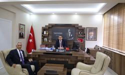 Cezaevi Müdürü Taş’tan Kaymakam Balaban’a Ziyaret