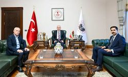 Vali Turan, Konuklarını Valilik Makamında Kabul Etti