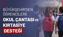İhtiyaç sahibi öğrencilere okul çantası ve kırtasiye desteği