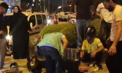 Kırmızı ışıkta geçen motosiklete otomobil çarptı: 1 ölü, 1 yaralı
