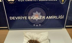 Keşan'da uyuşturucu ile yakalanan şüpheli gözaltına alındı