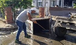 Alpullu’da Çöp Konteynerleri Dezenfekte Ediliyor