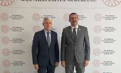 Kaymakam Özderin, Müdür Ergin’i Ziyaret Etti