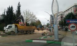 Edirne Caddesi’nde Altyapı Çalışmaları Sürüyor