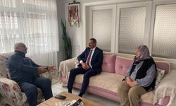 Kaymakam Özderin’den Kıbrıs Gazisi Özden’e Geçmiş Olsun Ziyareti