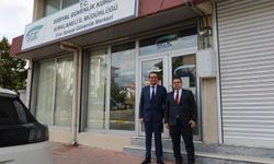 Kaymakam Balaban’dan SGK Müdürü Ertuğrul’a Ziyaret