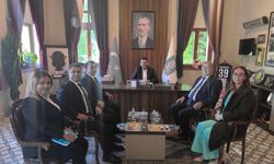 Halkbank ve Esnaf Odası Temsilcilerinden Başkan Talay’a Ziyaret