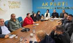AK Parti Lüleburgaz’da Haftalık Mahalle Başkanları Toplantısı Gerçekleştirildi