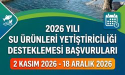 Su Ürünleri Yetiştiriciliği Destekleme Başvuruları 2 Kasım’da Başlıyor