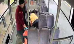 Epilepsi hastası yolcuya şoförlerden hızlı müdahale