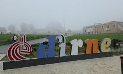 Edirne sisli sabaha uyandı, Selimiye Camii gözden kayboldu