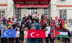 Uzunköprü’de pedallar Gazze ve Doğu Türkistan için çevrildi