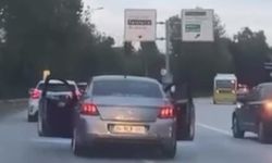 Bursa'da trafikte tehlikeli yolculuk kamerada