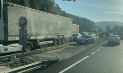 Rüzgar türbini kanatları için trafik durduruldu