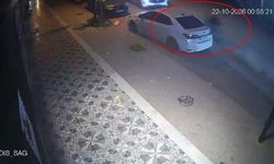 Çalıntı motosikletle polisten kaçan şahıs, metrelerce havaya uçtuktan sonra yaya olarak kaçışını sürdürdü