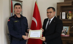 Jandarma Personeline Kan Bağışı Kampanyası Teşekkürü