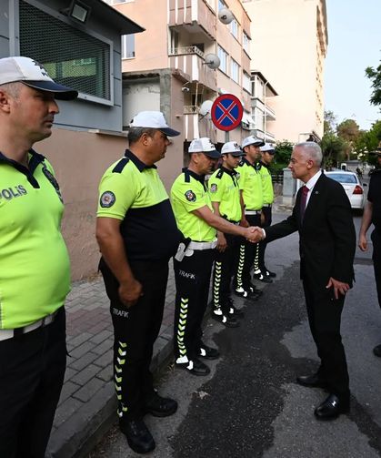 Vali Turan’dan Trafik Denetim Birimlerine Ziyaret