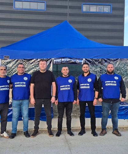 Petrol-İş Trakya Şubesi SUBMED Önünde Direniş Çadırı Kurdu