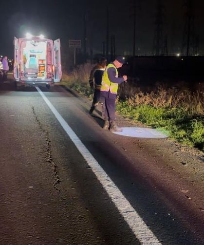 Kırklareli'de aracın çarpması ile metrelerce uzağa savrulan şahıs hayatını kaybetti