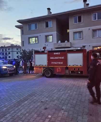 Edirne'de cinayet: Apartmanda kadını öldürdükten sonra intihar etti
