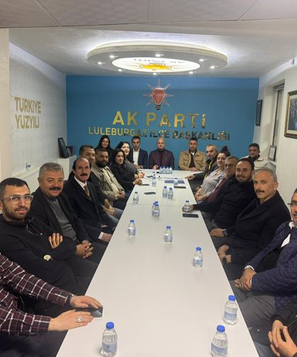 AK Parti Lüleburgaz’da Haftalık Toplantı Yapıldı