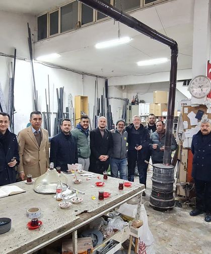 AK Parti Lüleburgaz Teşkilatından Sanayi Esnafına Ziyaret