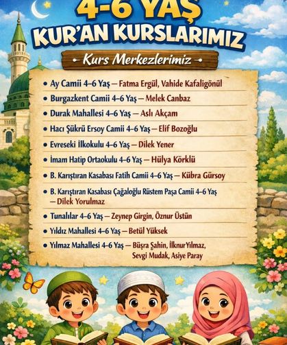 4-6 Değerler Eğitimi Kursları