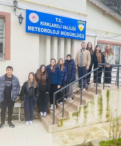 Bahçeşehirli Öğrenciler Meteoroloji İstasyonunda
