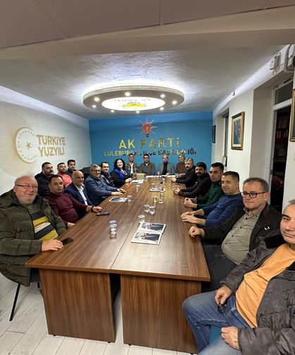 AK Parti Lüleburgaz’da Haftalık Toplantı Gerçekleştirildi