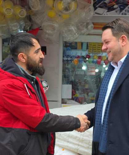 Başkan Talay Esnaf ve Vatandaşlarla Buluştu