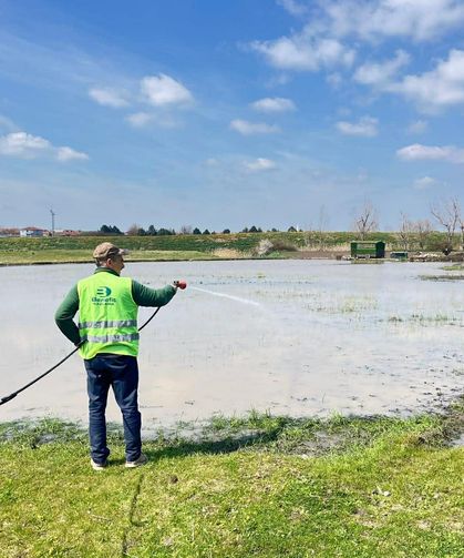 Evrensekiz’de İlaçlama Çalışmaları Başladı