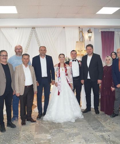 Başkan Talay Beste ve Ersan’ın Düğününe Katıldı
