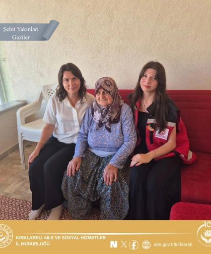 Kırklareli’nde Şehit Ailelerine Anlamlı Ziyaret