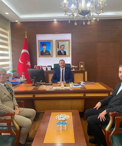 Kaymakam Özderin, TSKGV Heyetini Ağırladı