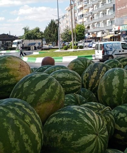 Çarşı Pazarda Karpuz Bereketi