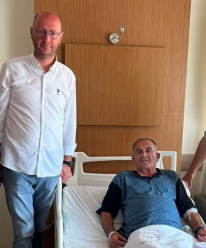 İYİ Parti'den Kenan Yeşilyaprak'a Geçmiş Olsun Ziyareti
