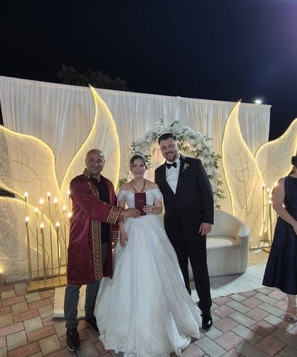 Başkan İn, Sezai Can ve Leyla’nın Nikâhını Kıydı