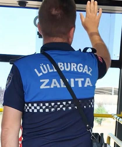 Lüleburgaz'da Minibüslere Denetim