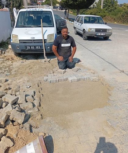 Güven Mahallesi’nde Yol Çalışmaları
