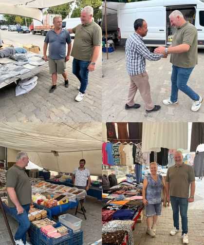 Başkan Hoşgör, Cuma Pazarını Ziyaret Etti